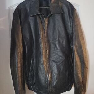 Craft & Barrow Leather Jacket Size M